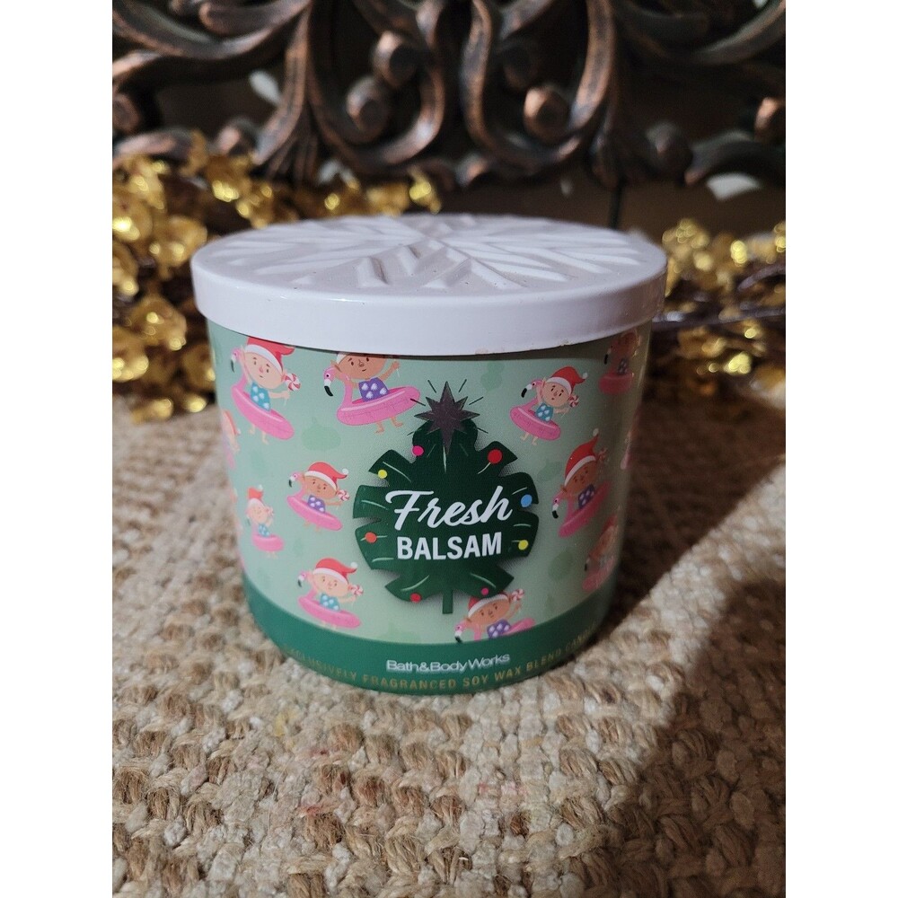 Fresh Balsam (Elf at the Beach) - Bath and Body Works 3-wick Candle